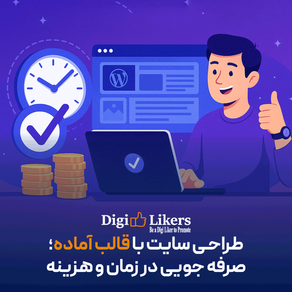 طراحی سایت با قالب آماده
